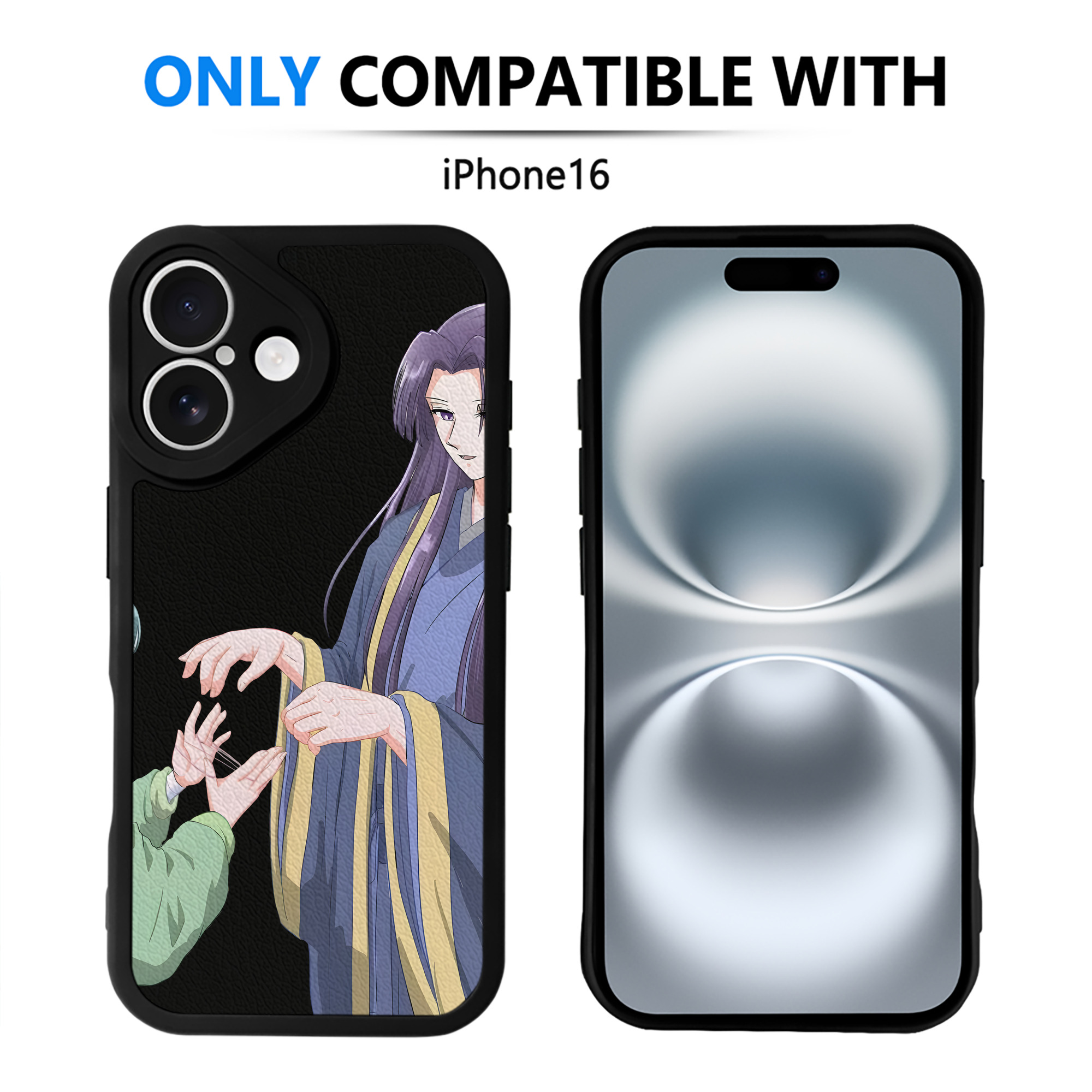 （画像用） 薬屋のひとりごと The Apothecary Diaries 【iPhone 16シリーズ対応】シリコンスマホケース（レザー調） 材質：シリコン